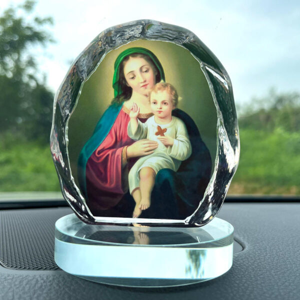 Komi Christmas Home Wooden Crafts Door Plate Circular logo Christmas Creative Decoration Plate Home