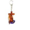 H9e9608f5994b41c4b4cb703610cee9f0o KOMI Hot Sale Prayer with Both Hands Acrylic Cross Pendant Keychain