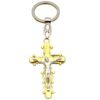2025 Religious Crafts Gifts Atholicism Christian Jewelry Crucifix Jesus Cross Car Accessories Keychain Keyrings