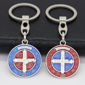 Factory Wholesale Cross Border Source Metal Crafts Key Chain Accessories Car Pendant Bag Hanging Accessories