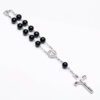 Hb2f8f27936c242a4a64b4796c1f69a30t Komi Wholesales 8mm Christian Black Round Glass Beads Rosary Crucifix Virgin Mary Pendant Bracelet