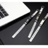 Personalized Adjustable Cross Titanium Steel Wide Face Bracelet for Men Women