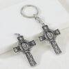KOMI New Design Vintage Cross Pendants Religious Keychains Accessories
