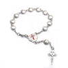 Komi Santiago Rosary Shell with Cross Jewelry Gift Religious Cross Catholicism Gift Prayer Beads Rosaries Bracelet