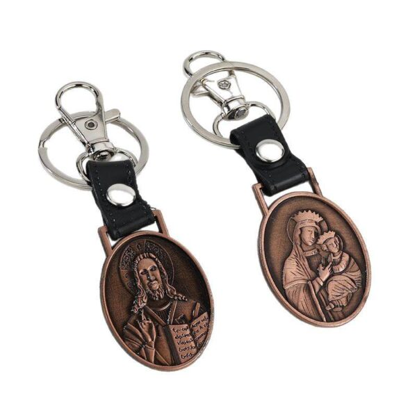 KOMI Orthodox PU Car Pendant Keychain Accessory Religious Pendant