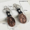 KOMI Orthodox PU Car Pendant Keychain Accessory Religious Pendant