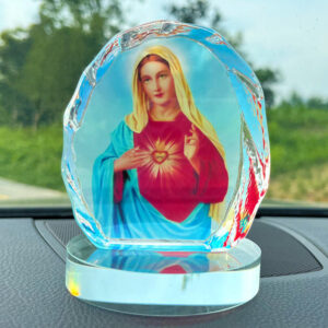 Komi Christmas Home Wooden Crafts Door Plate Circular logo Christmas Creative Decoration Plate Home