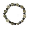 Catholic Handmade Braided Rosary Bracelet St Mary Metal Coin Beaded 6mm Hematite Beads Bracelet Cross Classic Prayer Bracelets