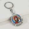 KOMI New Virgin Mary Jesus Religion Character Sticker Keychain Accessory