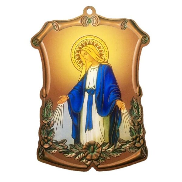 Hc02ad36ed30f475fa871b08f200b48c2O Wooden Boards Can Be Hung and Placed Jesus Virgin Mary Holy Family Mercy Jesus Catholic Holy Objects Small Ornaments