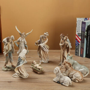 KOMI Religious Figure Statue Decoration Virgin Mary Home Table Resin Decoration