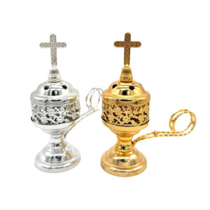 Komi Household Small Metal Incense burner Indoor Sandalwood Charcoal Small burner Incense burner Decorative Ornaments Wholesale