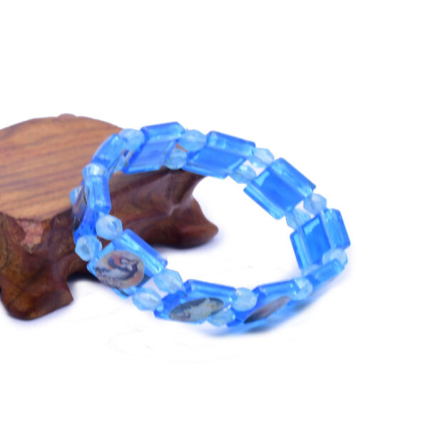 Hcb25e1335eda4057ab2ef8f25d5dc983W Komi Color Sticker Bracelet Jewelry Plastic Elastic Bracelet Hand Religious Decoration Gifts