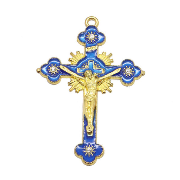 Hot Sale Metal Cross Jewelry Accessories Necklace Pendant Keychain Jewelry Ornament Factory Wholesale