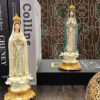 Hce896a90bded488c87790e7801e48a31N KOMI New Fatima Saint Statue Home Decoration Porch Decoration Church Resin Crafts