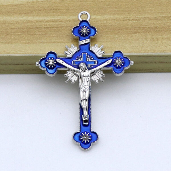 Hot Sale Metal Cross Jewelry Accessories Necklace Pendant Keychain Jewelry Ornament Factory Wholesale