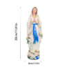 KOMI Jesus Religion of the Lourdes Virgin Mary Christmas Festival Decorations Resin Crafts Sculpture Decoration