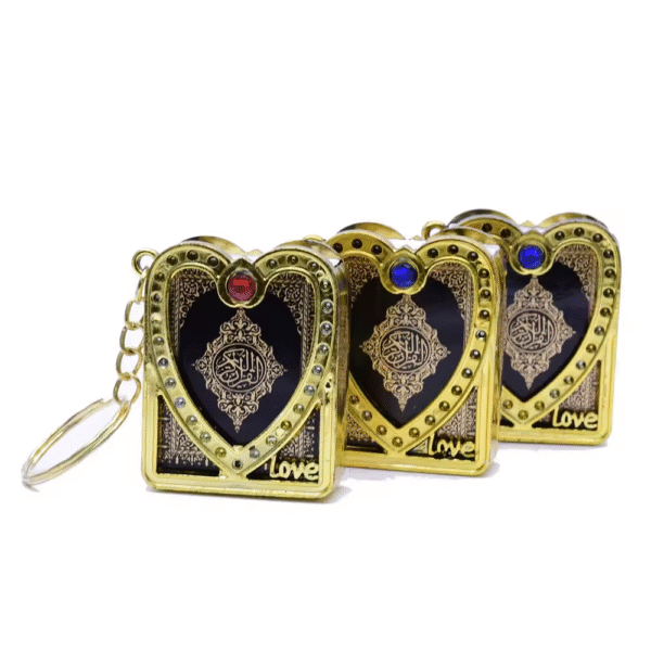 Komi Wholesales Plastic Religious Islamic Mini Koran Pendant Key Chain Ornaments Pendant Keychain