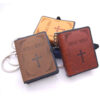 Hd951a6f484a344b5b1a0e1fa3ef2b5bbi New Mini Bible Pendant Multi Tool Jesus Cross Leather Holy Bible Gift Religious Cute Acrylic Keychain(random 1pc)