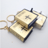 Hdc11452f6e1c4eff9134ff277336b562y Mini HOLY BIBLE Jewelry Small BIBLE Pendant Keychain Catholic Keyholder