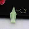 Factory Direct Sales Cross Border Source Spot Supply Fluorescent Color Jewelry Pendant Car Bag Plastic Keychain Pendant