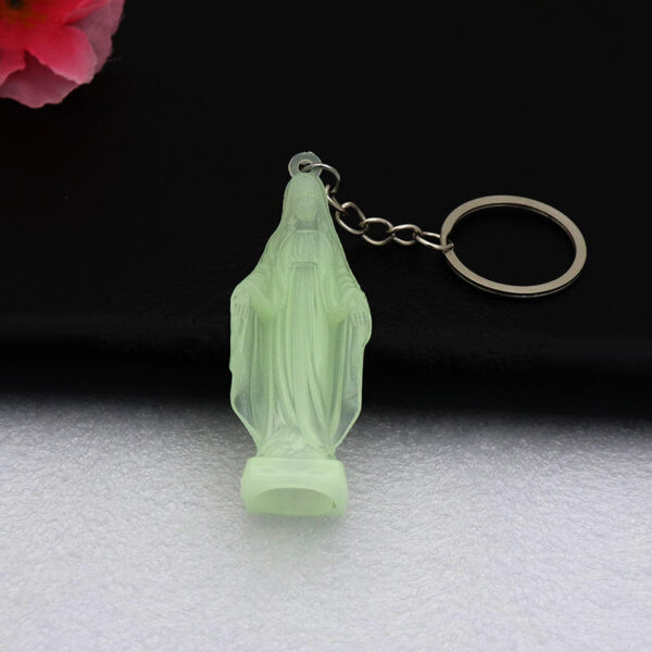 Factory Direct Sales Cross Border Source Spot Supply Fluorescent Color Jewelry Pendant Car Bag Plastic Keychain Pendant