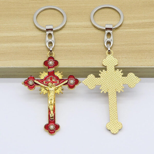 Hot Sale Metal Cross Jewelry Accessories Necklace Pendant Keychain Jewelry Ornament Factory Wholesale