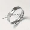 He320ff13f915496db14ce70bae02f3f47 KOMI Cross Ring for Men Wedding Band Rings Silver Black Stainless Steel Religious Christian Cross Plain Rings for Men Gifts