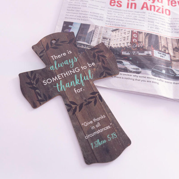 KOMI New Home Decoration Wooden Cross Crafts Creative Easter DIY Pendant