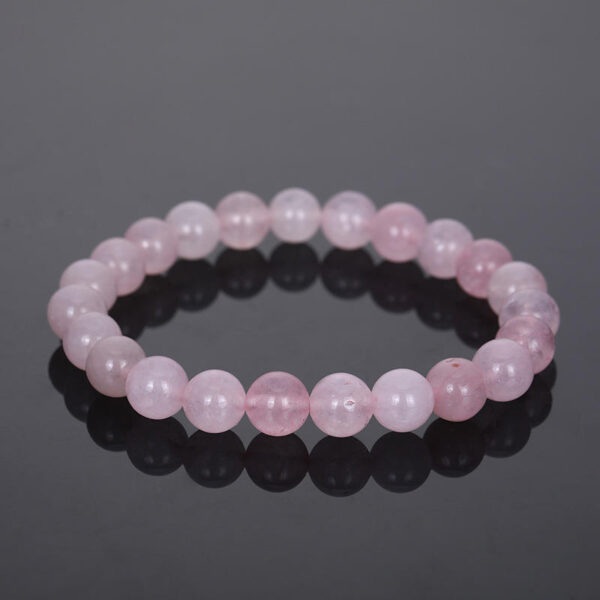 Hot Sale 8mm Beaded Bracelet Multi-Material Round Beads Exquisite Black Agate Amethyst Jade Bracelet Wholesale