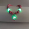 KOMI Turquoise Beads Hand String Yoga Energy Bracelet Luminous Lotus Charm Sanskrit Beaded Bracelets Elastic Wristband Bracelet