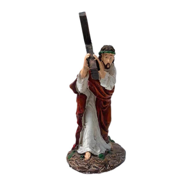 Hf21b27ef29c94771ac86f7581350217d3 KOMI Creative Resin Crafts Jesus Cross Portrait Decoration Home Desktop Car Ornaments Gifts