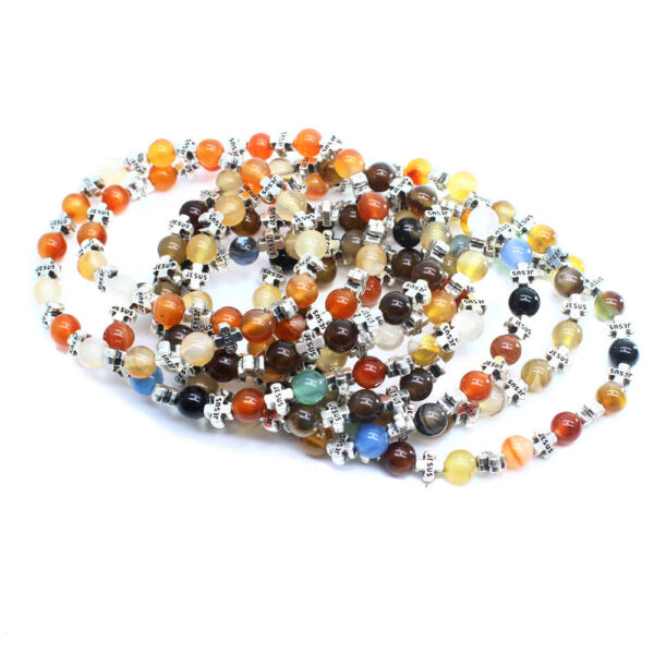 Hf338cad6e271494ab1f6a66bbfbbb61eg Religious Jewelry Natural Stone Cross Stretch Bracelet Beaded Bracelet