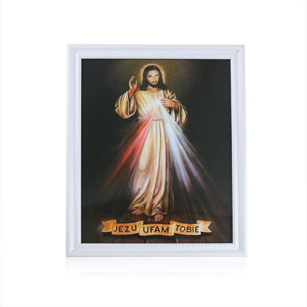Hf6f0bd4f8ccd4322b7488e17cab94f3cq Religious Godfather Jesus Decorative Ornament Three-dimensional Picture Frame