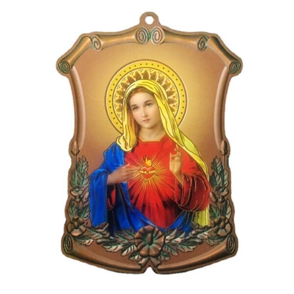 Hf70c6d7ec54b44d6be22d9d78a3ff1ea9 Wooden Boards Can Be Hung and Placed Jesus Virgin Mary Holy Family Mercy Jesus Catholic Holy Objects Small Ornaments