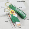KOMI PVC Soft Rubber Creative Keychain Virgin Mary Bags Car Key Chains Jewelry Gifts