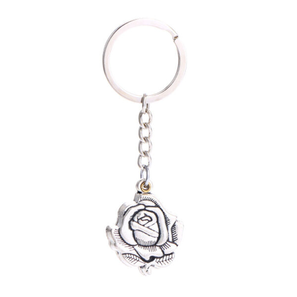 Catholic Metal Alloy Jesus St Christopher Czestochowa Madonna Religious Rose Keychain Christian Church Key Ring