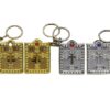 Creative Christian Catholicism Holy Gift Mini Bible Keychain Religious Pendant Jesus Cross Key Chain Keyring