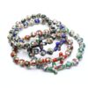 Wholesale Handmade Cloisonne Beads Beaded Cross Crucifix Bracelet Elastic Rope Prayer Bracelet