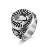 Hfeb6010b91c0404f8c10b70206591bb5h KOMI Prayer Hand Stainless Steel 18K Gold Prayer Hand Ring for Men