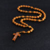 a4e6ac2f878cfa0d07dd59da9976c973_H7ef02e5fcec0494c89da81a00fe67062S_avif=close&webp=close New Wooden Rosary Beads Cross Pendant Long Necklace for Women Men Catholic Christ Religious Jesus Rosary Jewelry Gift RN-029