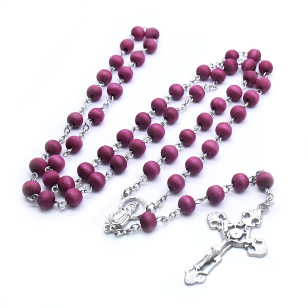 a50d59fa4700374ff214d896d5f1bd7a_Hb2e8949b5d6948f882aa077b9d203314F_avif=close&webp=close 2024 Komi Wholesale Alloy Crucifix 8 mm Red Wood Religious Prayer Rosary Beads Necklace