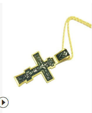 Komi Hot Selling Alloy Cross Pendant Necklace Pendant Jewelry Religious Jewelry Wholesale