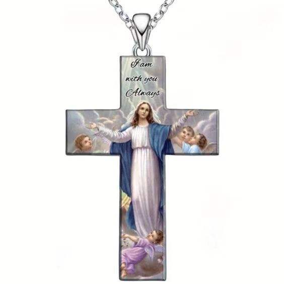 a8eb3c7daae96226895d71d22dffe1c2_Ha96760399acd439fbfaee35795646ba2z_avif=close&webp=close KOMI 2024 Hot Sale Cross Pendant Stainless Steel Double-sided Pendant Religious Necklace