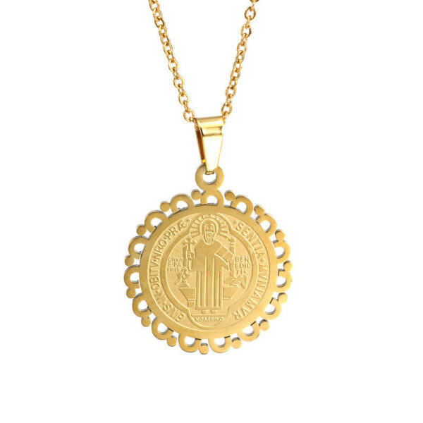 b23d9e6fb9d2447731318f9396f45f51_Hea2239ac7b9a4cb3bf8f5d6293eb8ba7d_avif=close&webp=close Komi Religious Titanium Steel Religious Pendant Jewelry Stainless Steel Priest Son Miracle Medal Necklace