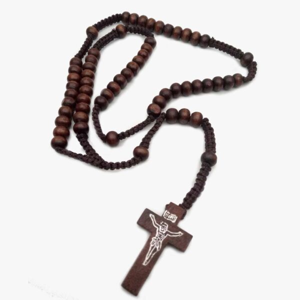 ba569bd0596bc57e69c130309558469a_H2e6f9cc2d30d4ca39d8d2af2304bcf5ef_avif=close&webp=close Religious Cross Wooden Bead Necklace Fashion Hot Selling Rosary Wood Jewelry Spot Wholesale