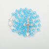 be924725bd675d46b8aad7b2dbf93512_H606ebcbd243c46b084c7cd39a9bb6c7dx_avif=close&webp=close Hot Sell Rosary 8*6mm Glass Cut Face Crystal Jesus Cross Christ Maria Stock Rosary Necklace