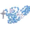 c087bc44d2e6855b695863239d509c37_H15806a0a894f4b59a7800b5d50eaec43J_avif=close&webp=close Wholesale 8mm Blue Plastic Catholic Rosary Beads Silver Chain St. Benedict Medal Jesus Cross Religious Jewelry Necklace