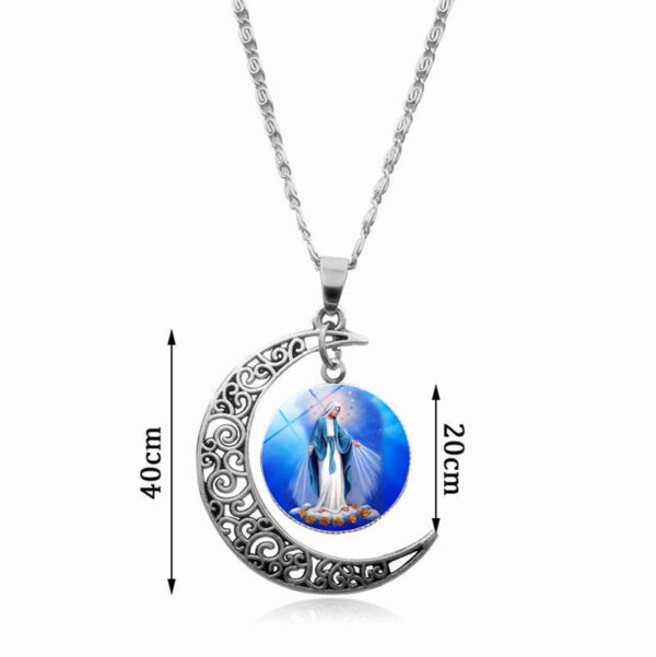 cbc11846bd3eb6a140e77f4406f15567_H4e6c20daaee646b8893a58f9800e424aI_avif=close&webp=close Dreamwork Religious Jewelry Sets 3pc Figure Virgin Mary & Jesus Horoscope Necklace Bracelet Earrings Set for Women Baptism Gift