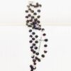 Komi Wholesale Religious Crystal Beads Rosary with Holy Soil Virgin Mary Jesus Cross Pendant Christian Prayer Rosary Necklace